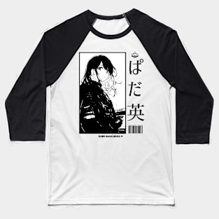 Lofi Study Manga Anime Girl Aesthetic Japan Baseball T-Shirt